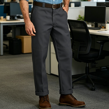 Loose Fit Double Knee Work Pants