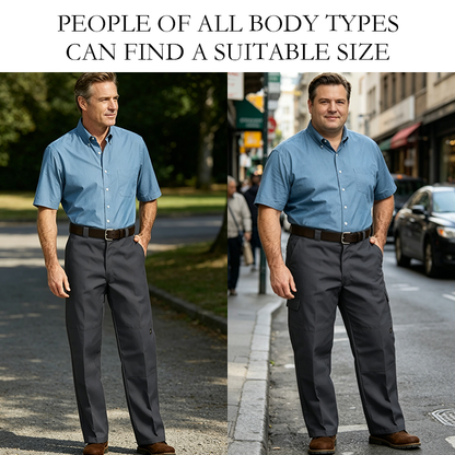 Loose Fit Double Knee Work Pants