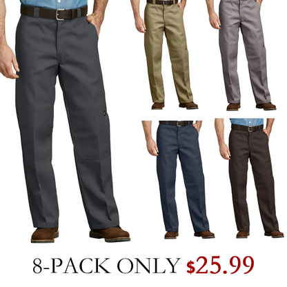 Loose Fit Double Knee Work Pants