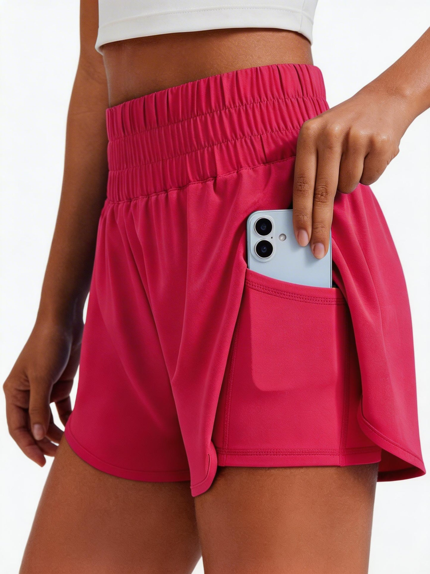 Limited time clearance🔥Anti-exposure sports shorts with built-in inner layer and convenient side pockets